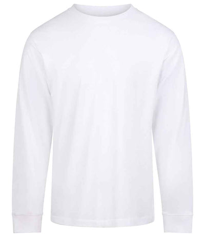 AWDis Long Sleeve 180 T-Shirt - Arctic White