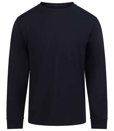 AWDis Long Sleeve 180 T-Shirt - Deep Black