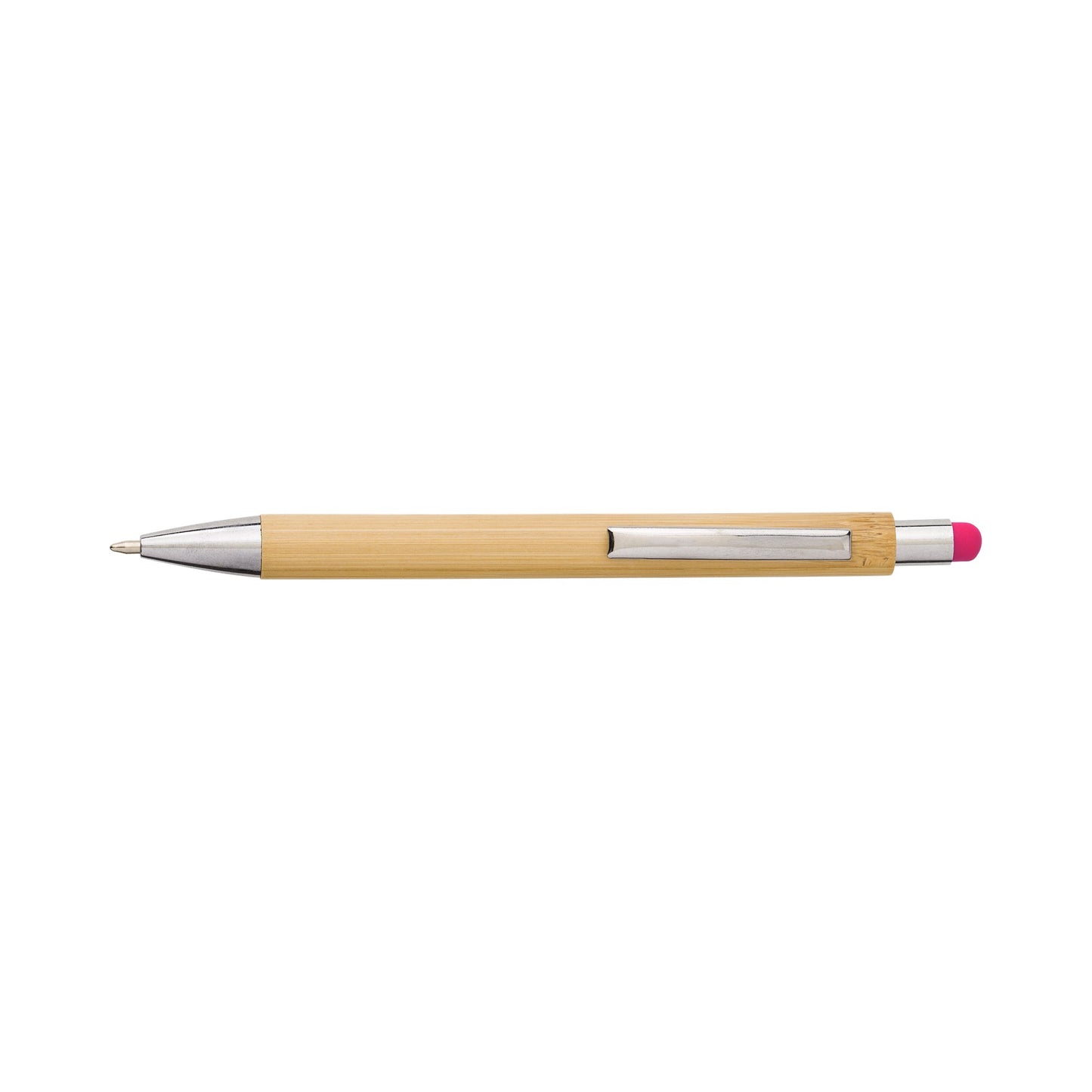 Bamboo and plastic ballpen