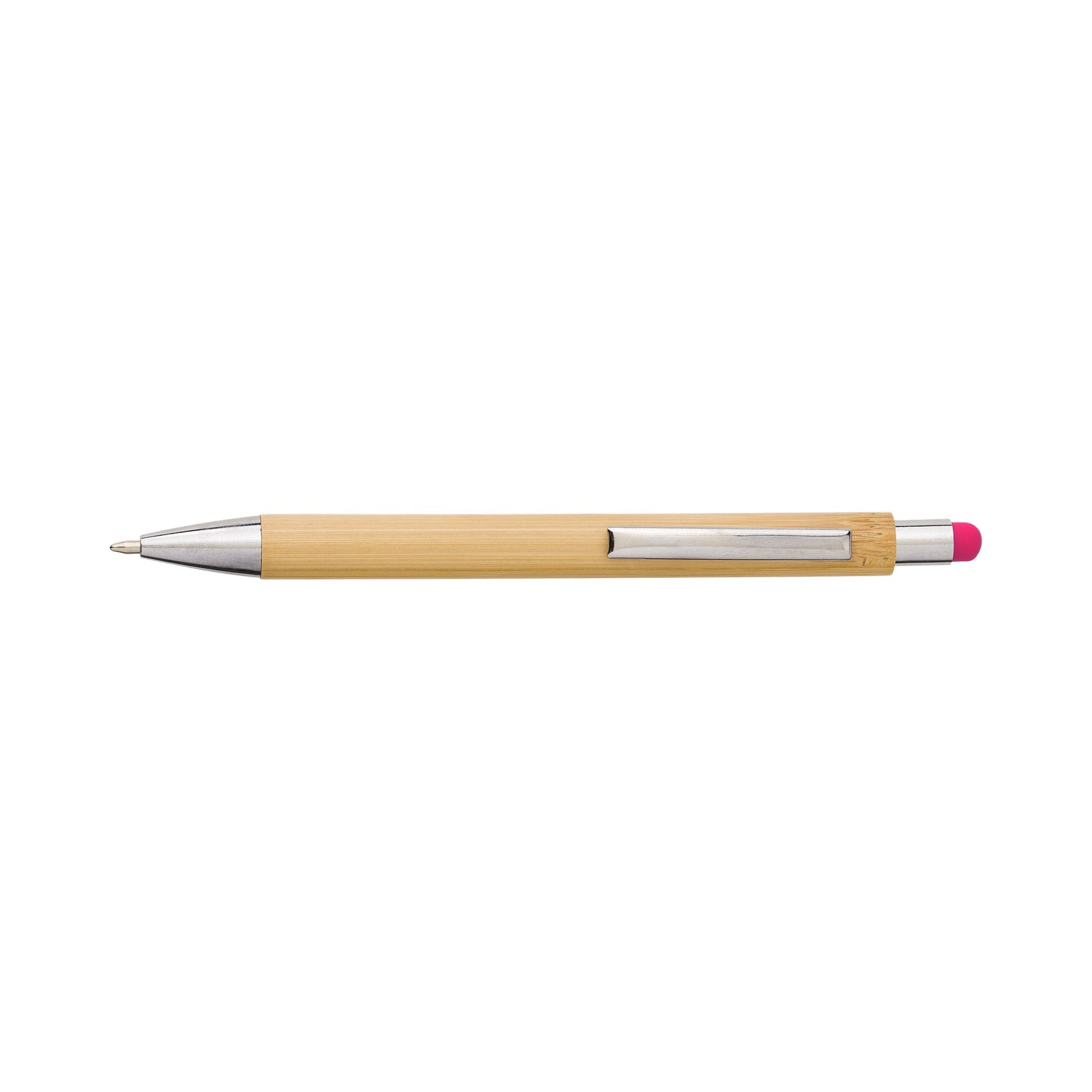 Bamboo and plastic ballpen