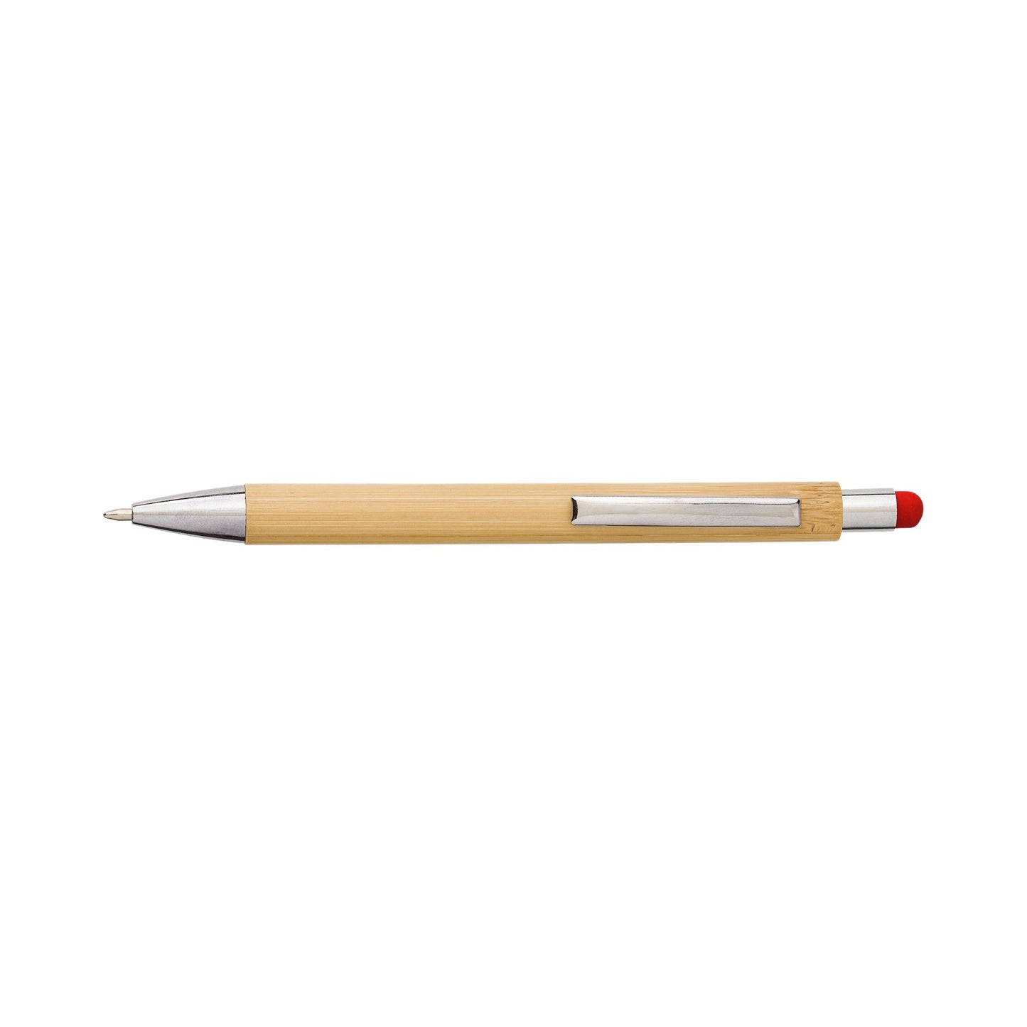 Bamboo and plastic ballpen