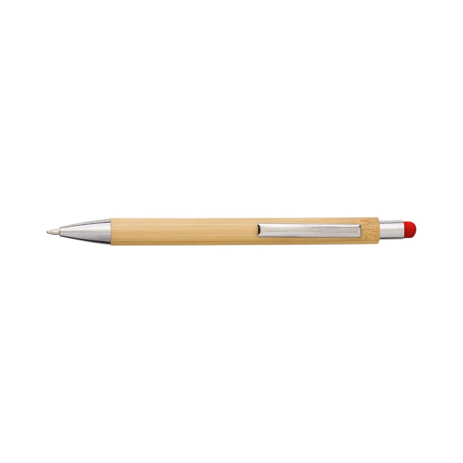 Bamboo and plastic ballpen