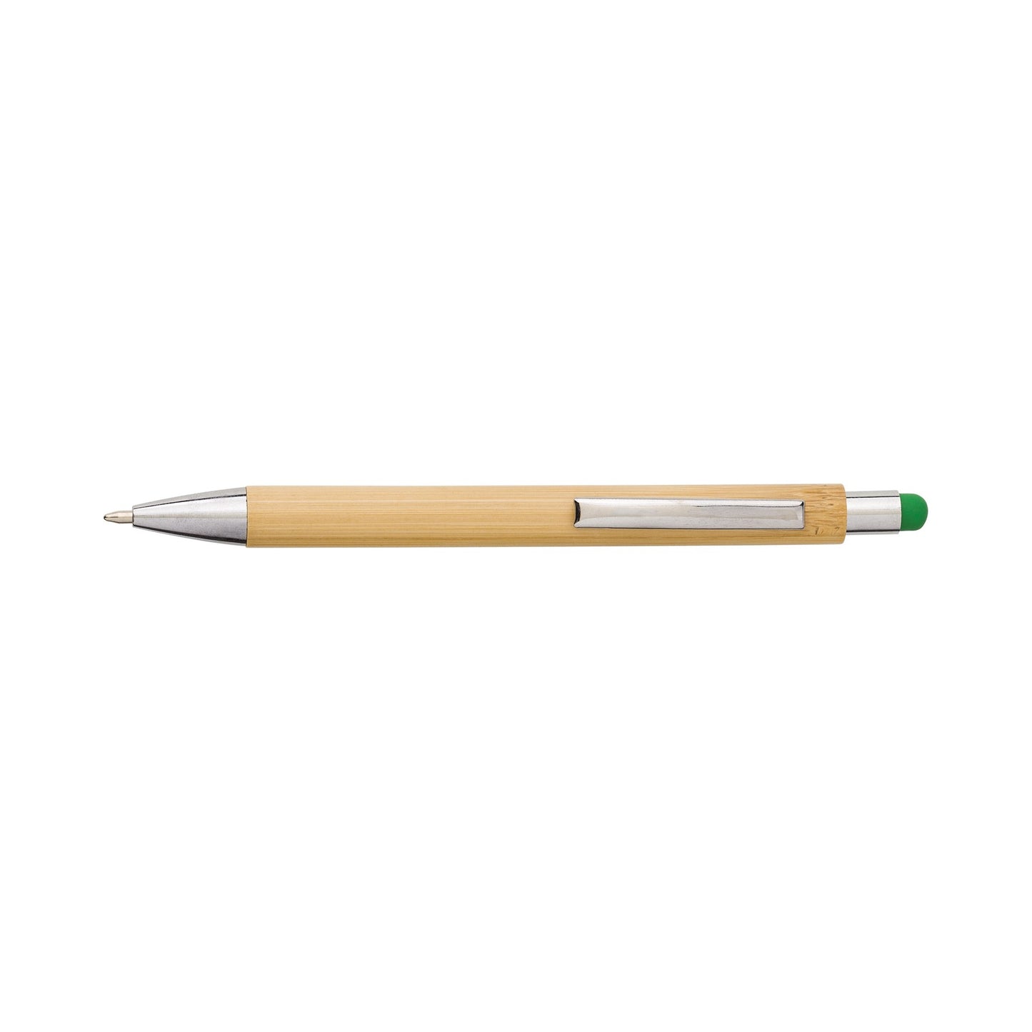 Bamboo and plastic ballpen