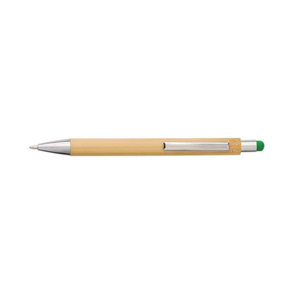 Bamboo and plastic ballpen