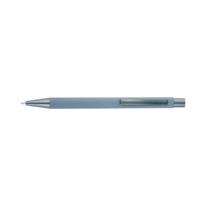 Ballpen with rubber finish