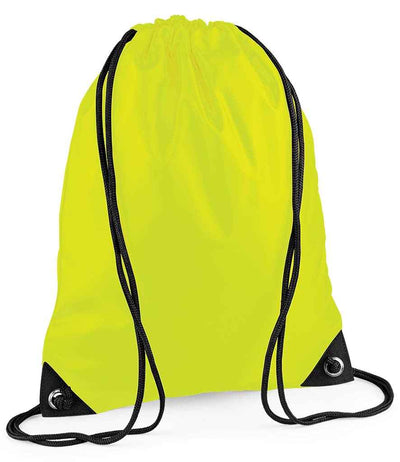BagBase Premium Gymsac - Fluorescent Yellow