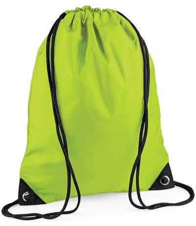 BagBase Premium Gymsac - Lime Green