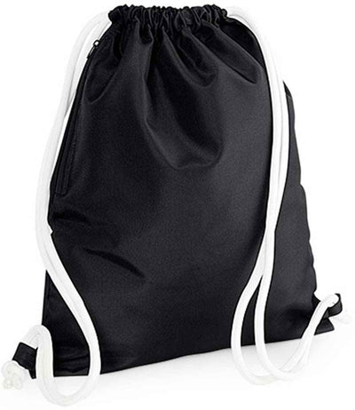 BagBase Icon Gymsac - Black/White
