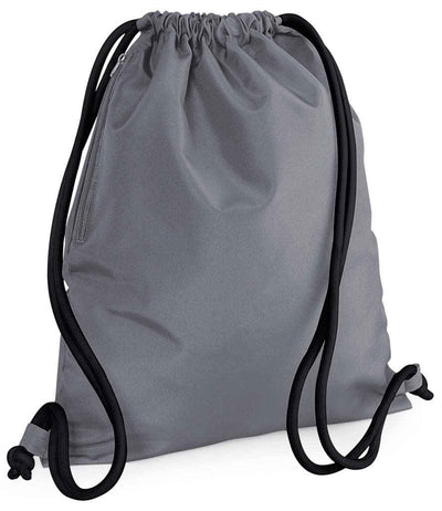 BagBase Icon Gymsac - Graphite Grey/Black