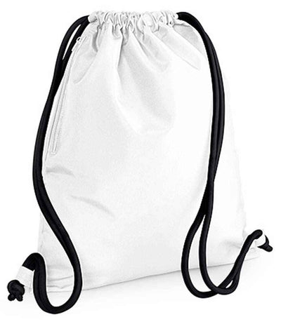 BagBase Icon Gymsac - White/Black