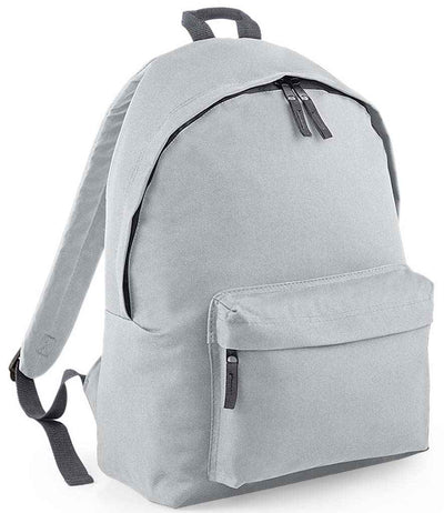 BagBase Original Fashion Backpack - Light Grey/Graphite Grey