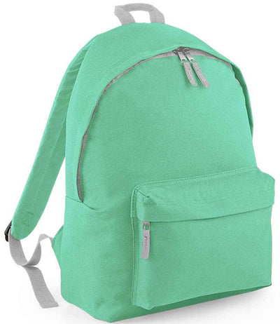 BagBase Original Fashion Backpack - Mint/Light Grey