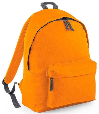 BagBase Original Fashion Backpack - Orange/Graphite Grey