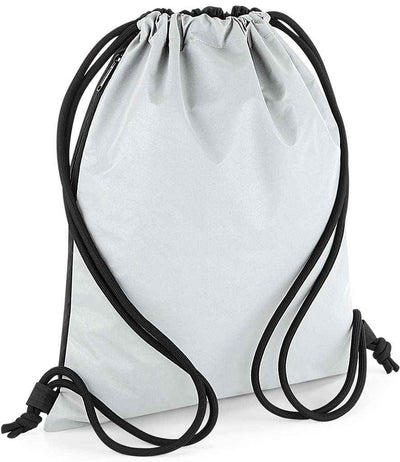 BagBase Reflective Gymsac - Silver Reflective
