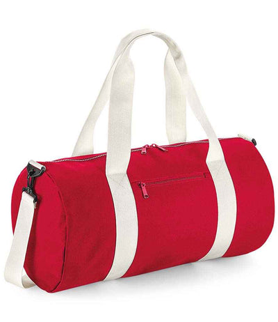 BagBase Original Barrel Bag XL - Classic Red/Off White