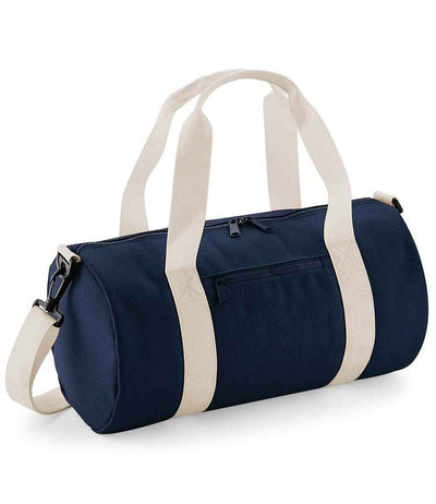 BagBase Mini Barrel Bag - French Navy/Off White
