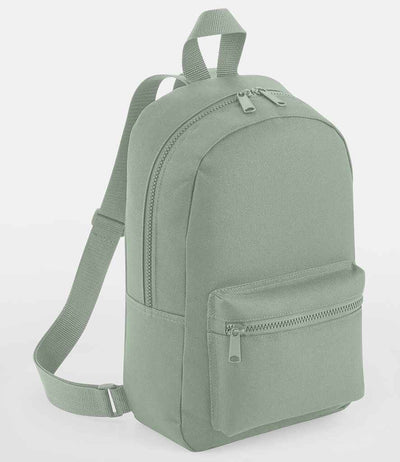 BagBase Mini Essential Fashion Backpack - Dusty Green
