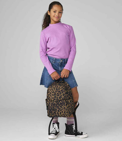 BagBase Leopard Print Mini Backpack - Leopard Print