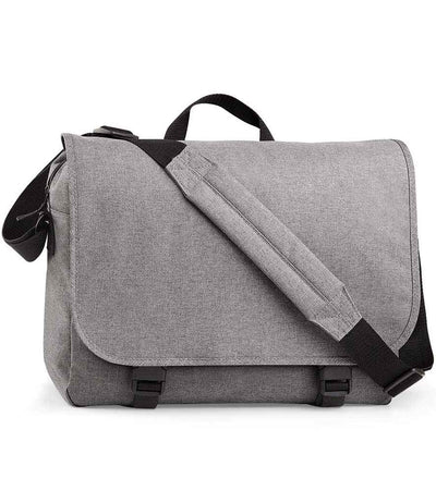 BagBase Two Tone Digital Messenger Bag - Grey Marl