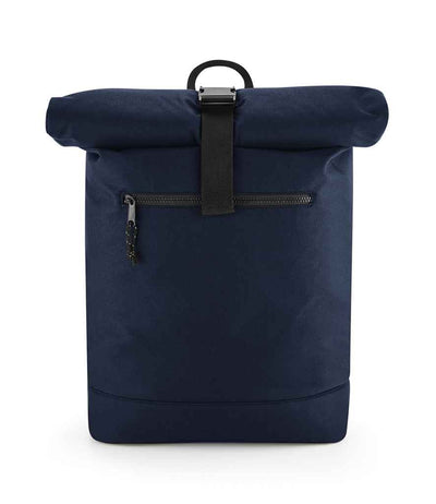 BagBase Recycled Roll-Top Backpack - Navy