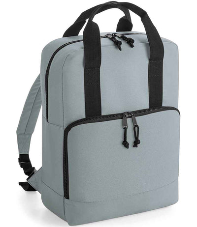 BagBase Recycled Twin Handle Cooler Backpack - Pure Grey