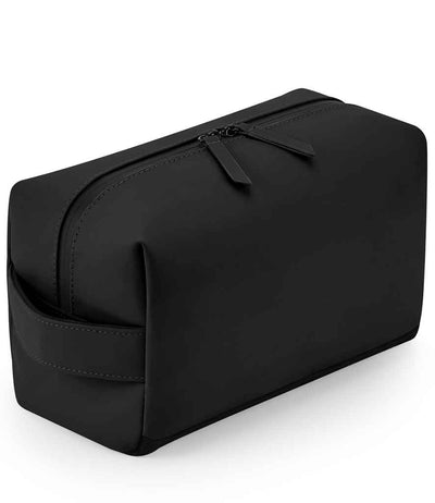 BagBase Matte PU Toiletry/Accessory Case - Black