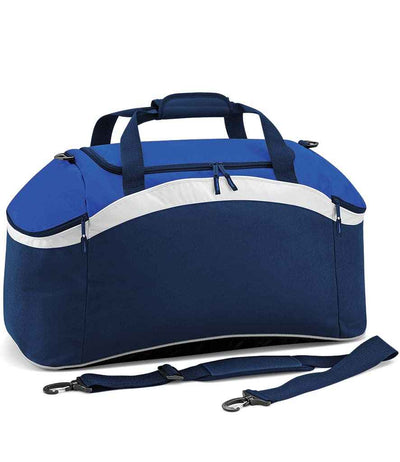 BagBase Teamwear Holdall - French Navy/Bright Royal/White