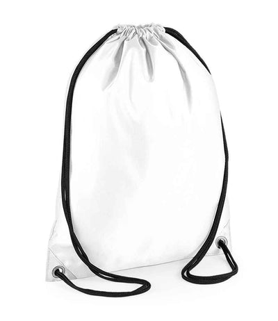 BagBase Budget Gymsac - White