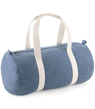BagBase Denim Barrel Bag - Light Denim
