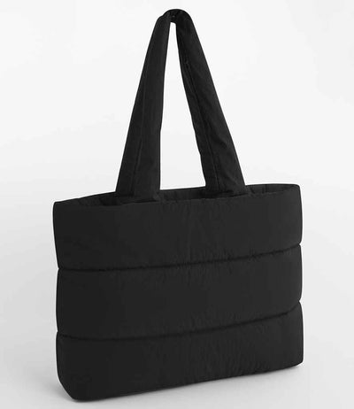 BagBase Quilted Tote Bag - Black