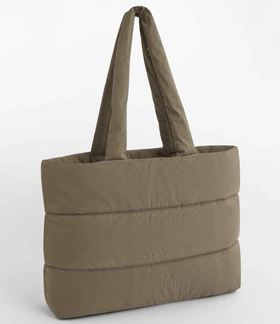 BagBase Quilted Tote Bag - Earthy Green