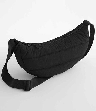 BagBase Quilted Cross Body Bag - Black