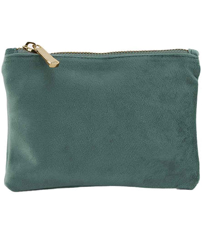 BagBase Velvet Accessory Pouch - Jade