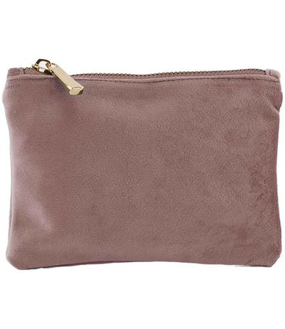 BagBase Velvet Accessory Pouch - Rose Quartz