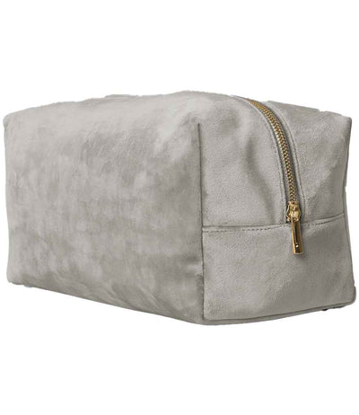BagBase Velvet Toiletry/Accessory Case - Moonstone