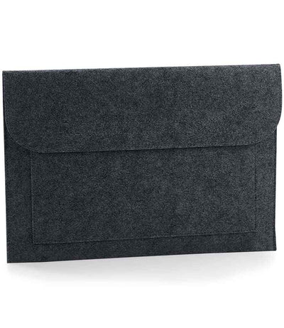 BagBase Felt Laptop/Document Slip - Charcoal Melange