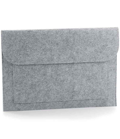 BagBase Felt Laptop/Document Slip - Grey Melange