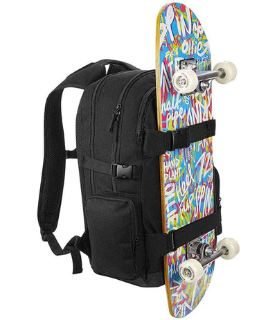 BagBase Old School Boardpack - Black