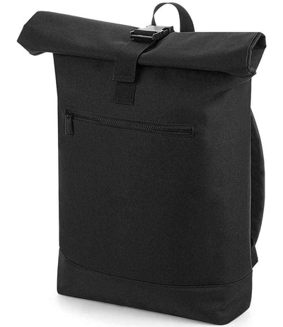 BagBase Roll-Top Backpack - Black