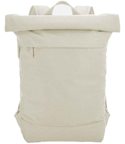 BagBase Simplicity Roll-Top Backpack - Beige