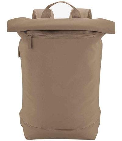BagBase Simplicity Roll-Top Backpack Lite - Hazelnut