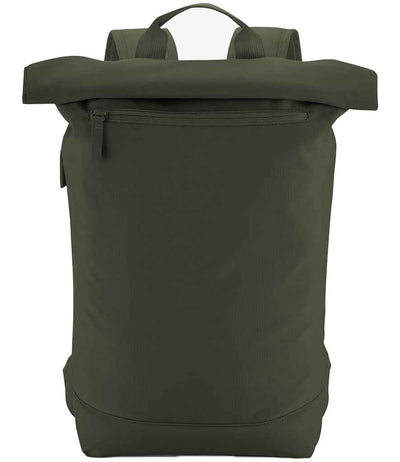 BagBase Simplicity Roll-Top Backpack Lite - Pine Green
