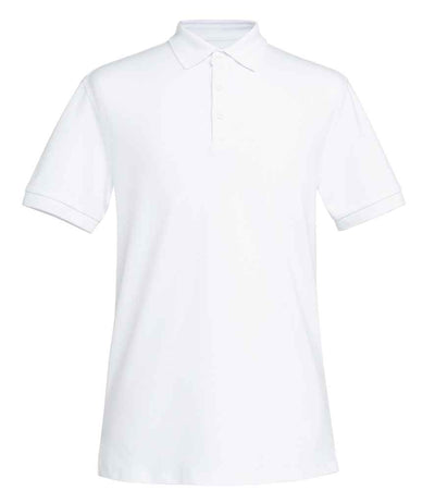 Brook Taverner Hampton Premium Cotton Polo Shirt - White