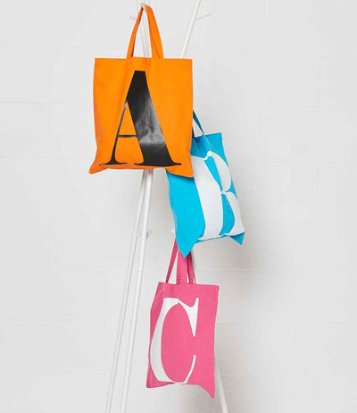 Brand Lab Cotton Short Handle Shopper - Orange