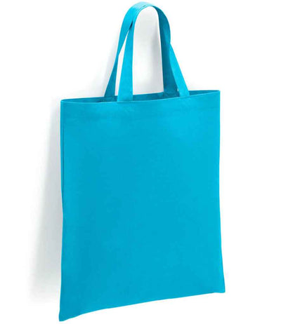 Brand Lab Cotton Short Handle Shopper - Turquoise Blue