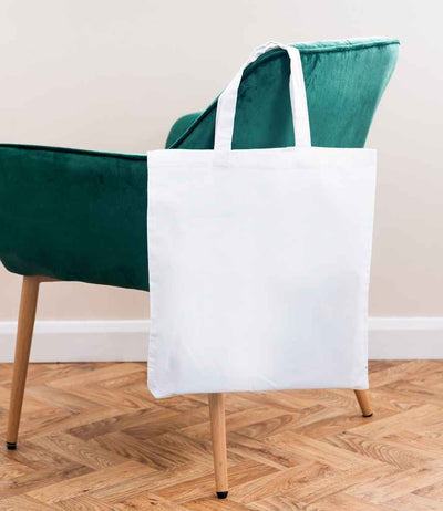 Brand Lab Cotton Short Handle Shopper - White