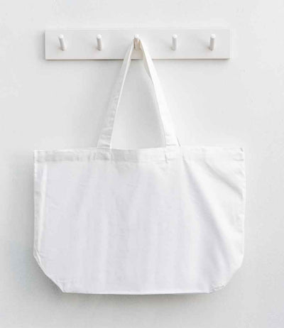 Brand Lab Oversized Tote Bag - White