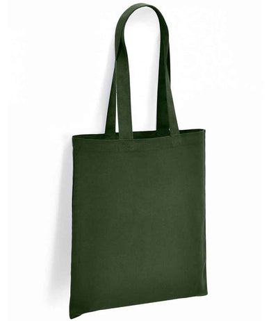 Brand Lab Organic Cotton Long Handle Shopper - Forest Green