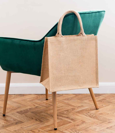 Brand Lab Natural Jute Tote Bag - Natural