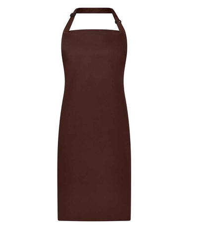 Brand Lab Adjustable Bib Apron - Brown